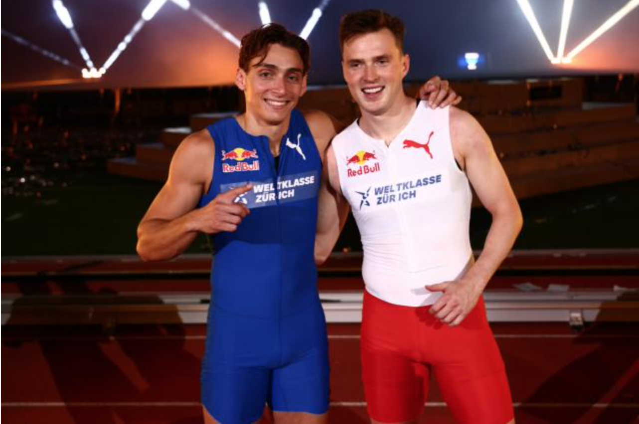 Armand Duplantis et Karsten Warholm