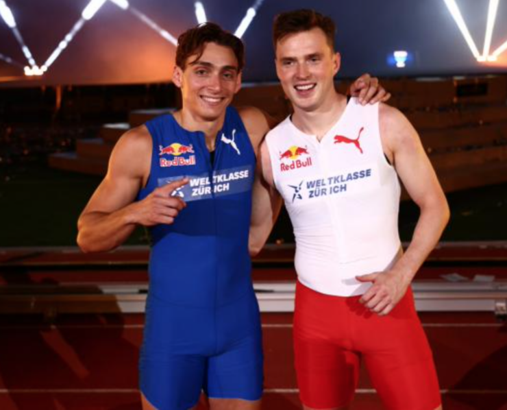 Armand Duplantis et Karsten Warholm